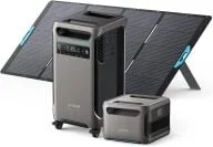 Anker Soloix F3800 Portable Power Station, BP3800 Expansion Battery, and 400W Solar Panel